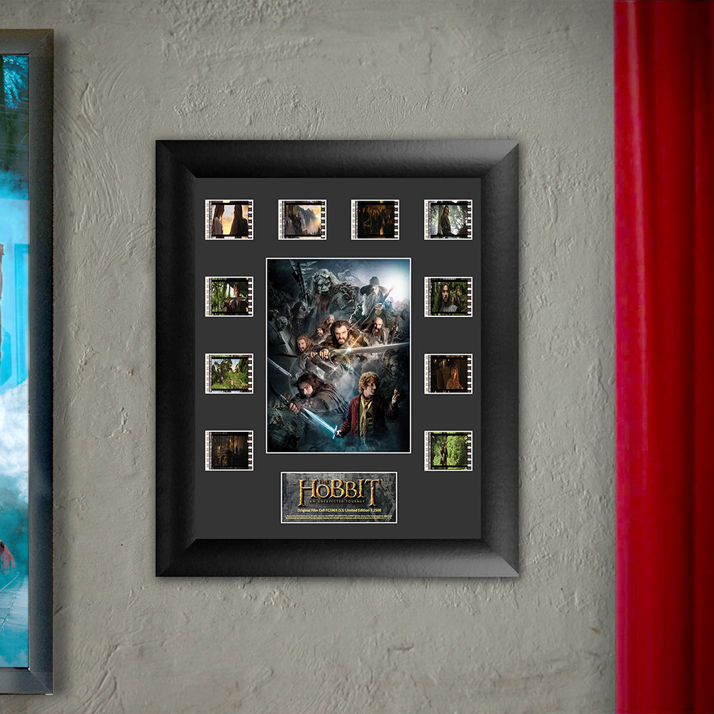 THE HOBBIT: AN UNEXPECTED JOURNEY (S3) Limited Edition Mini Montage Framed FilmCells Presentation USFC5965