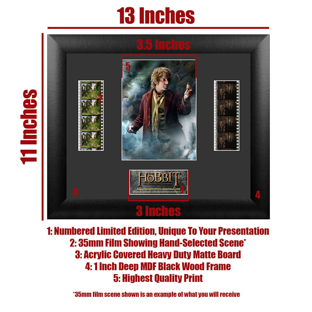 THE HOBBIT: AN UNEXPECTED JOURNEY (S3) Limited Edition Double FilmCells Presentation USFC5978