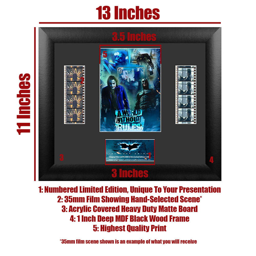 Batman: The Dark Knight (Batman and Joker) Limited Edition Double FilmCells Presentation USFC5989
