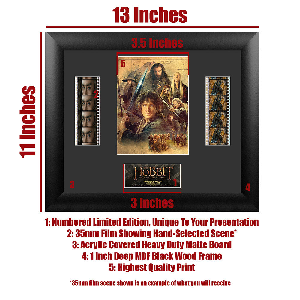 THE HOBBIT: THE DESOLATION OF SMAUG (S2) Limited Edition Double FilmCells Presentation USFC6083