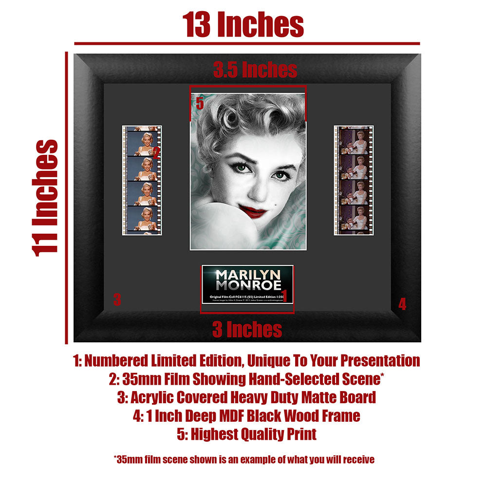 Marilyn Monroe (S5) Limited Edition Double FilmCells Presentation USFC6115