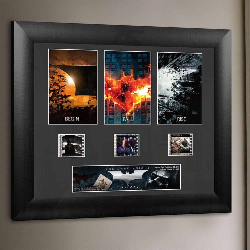 Batman The Dark Knight Trilogy (S1) Limited Edition 3 Cell Standard FilmCells Wall Art Presentation USFC6152