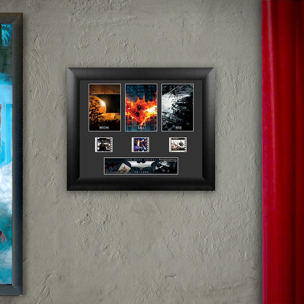 Batman The Dark Knight Trilogy (S1) Limited Edition 3 Cell Standard FilmCells Wall Art Presentation USFC6152
