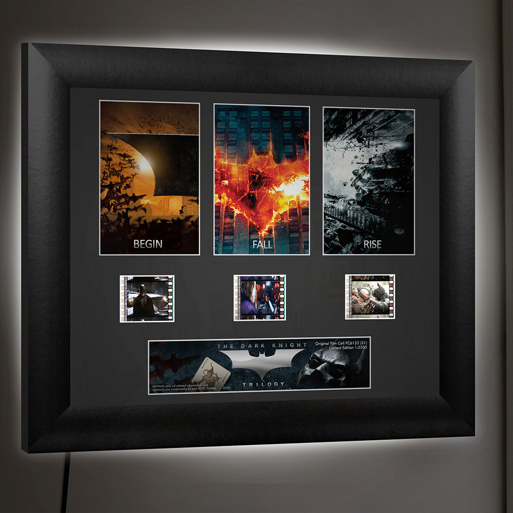 Batman The Dark Knight Trilogy (S1) Limited Edition 3 Cell Standard FilmCells Wall Art Presentation USFC6152