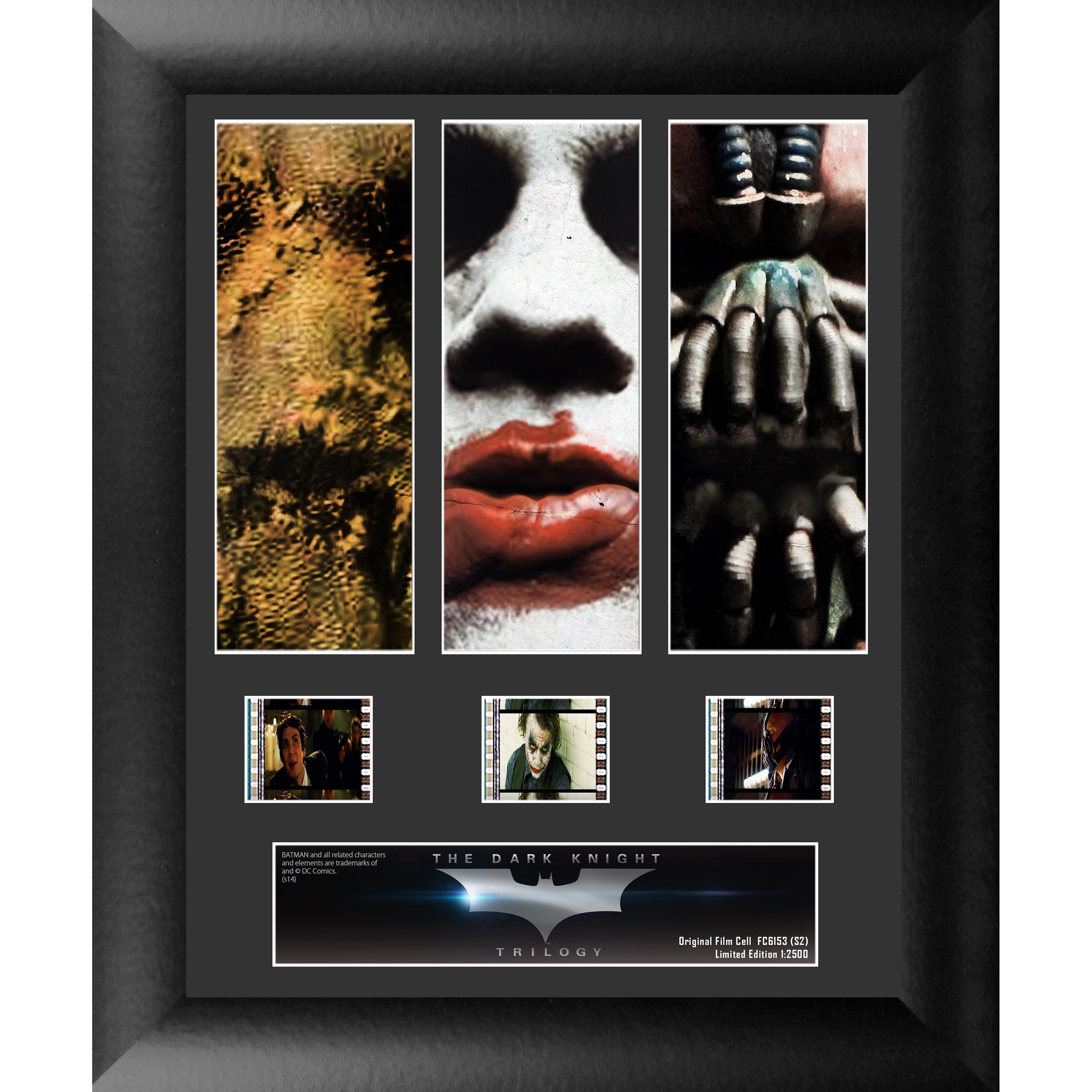 Batman The Dark Knight Trilogy (Scarecrow, Joker, & Bane) 3 Cell Standard FilmCells™ Presentation USFC6153