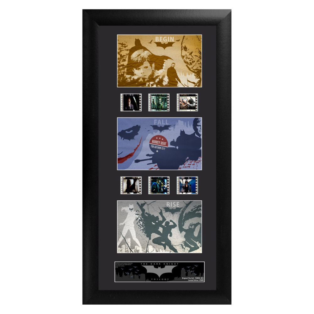 Batman The Dark Knight Trilogy (S2) Limited Edition Trio FilmCells™ Presentation USFC6155