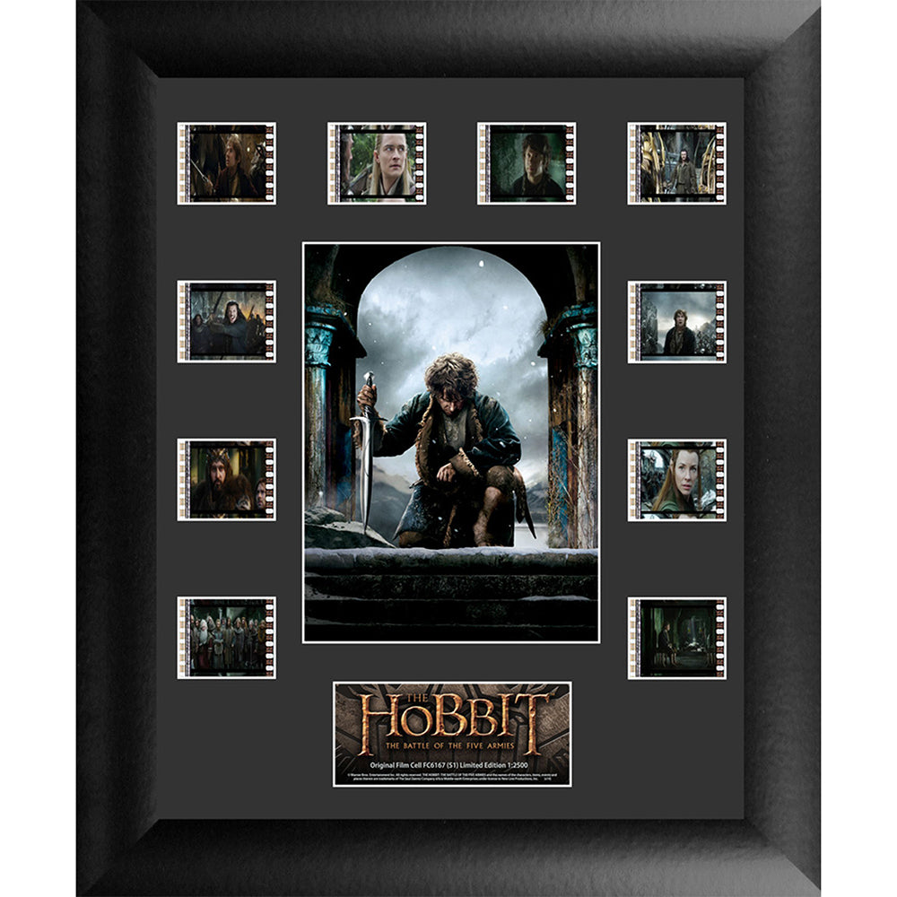 THE HOBBIT: THE BATTLE OF THE FIVE ARMIES (S1) Limited Edition Mini Montage Framed FilmCells Presentation USFC6167