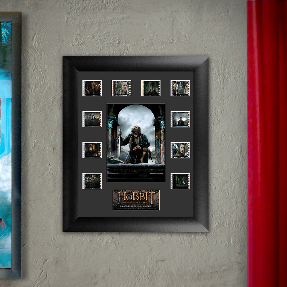 THE HOBBIT: THE BATTLE OF THE FIVE ARMIES (S1) Limited Edition Mini Montage Framed FilmCells Presentation USFC6167