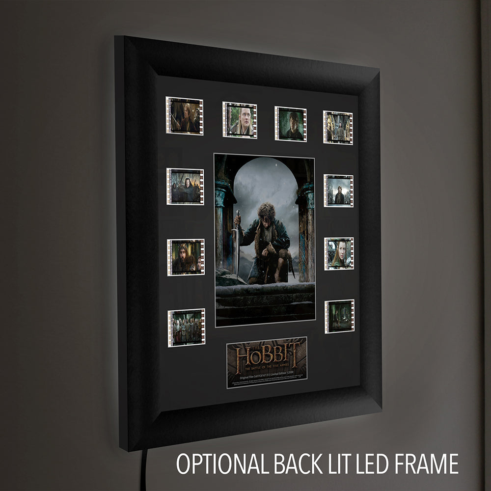 THE HOBBIT: THE BATTLE OF THE FIVE ARMIES (S1) Limited Edition Mini Montage Framed FilmCells Presentation USFC6167