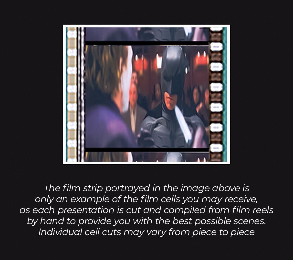 Batman: The Dark Knight (Character Collage) Minicell FilmCells Framed Desktop Presentation USFC6230