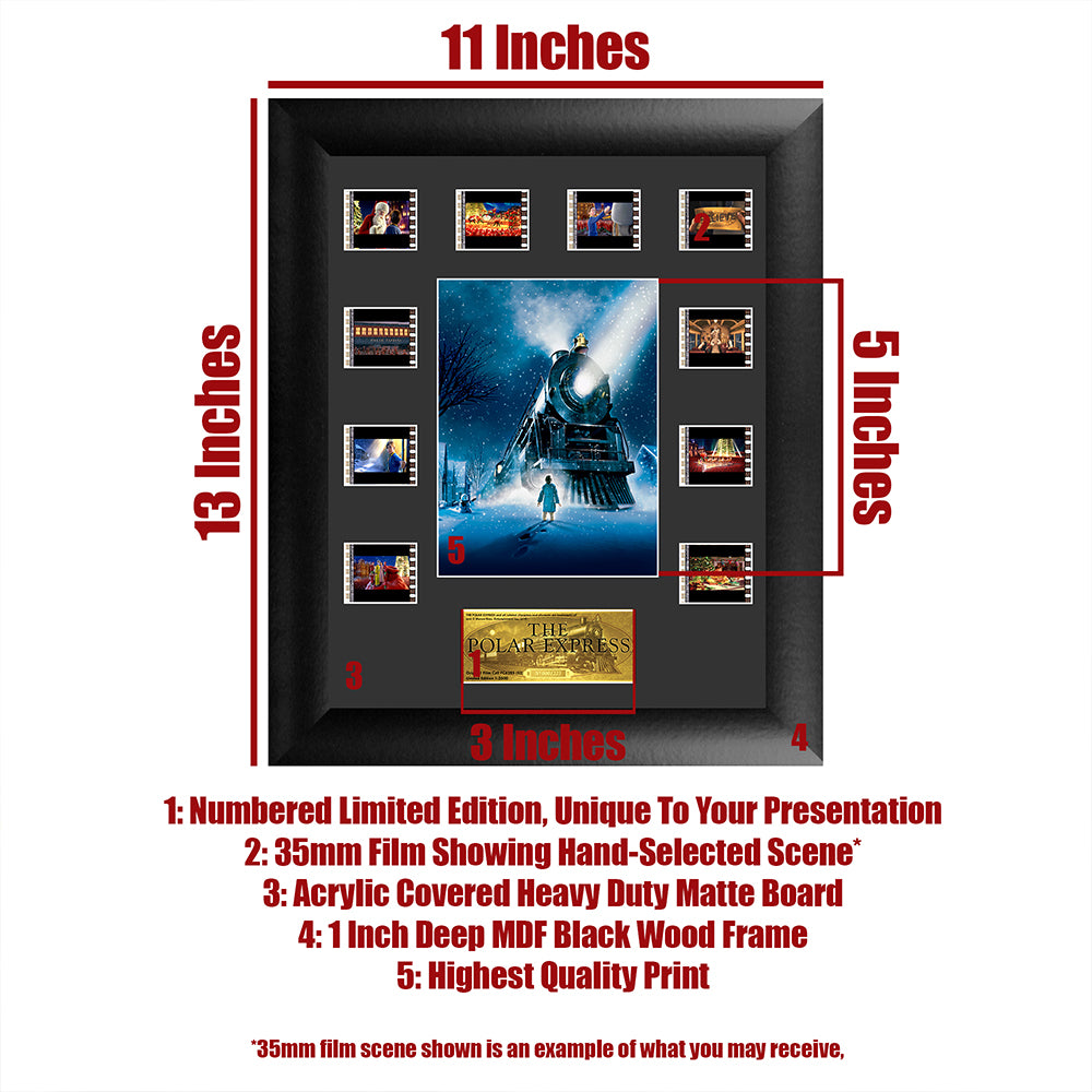 The Polar Express (S2) Limited Edition Mini Montage Framed FilmCells Presentation USFC6285