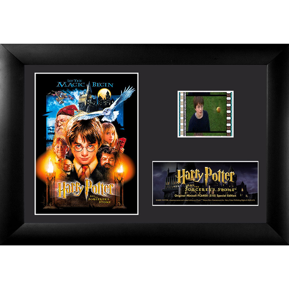 Harry Potter And The Sorcerers Stone (Movie Poster) Minicell FilmCells Framed Desktop Presentation USFC6400