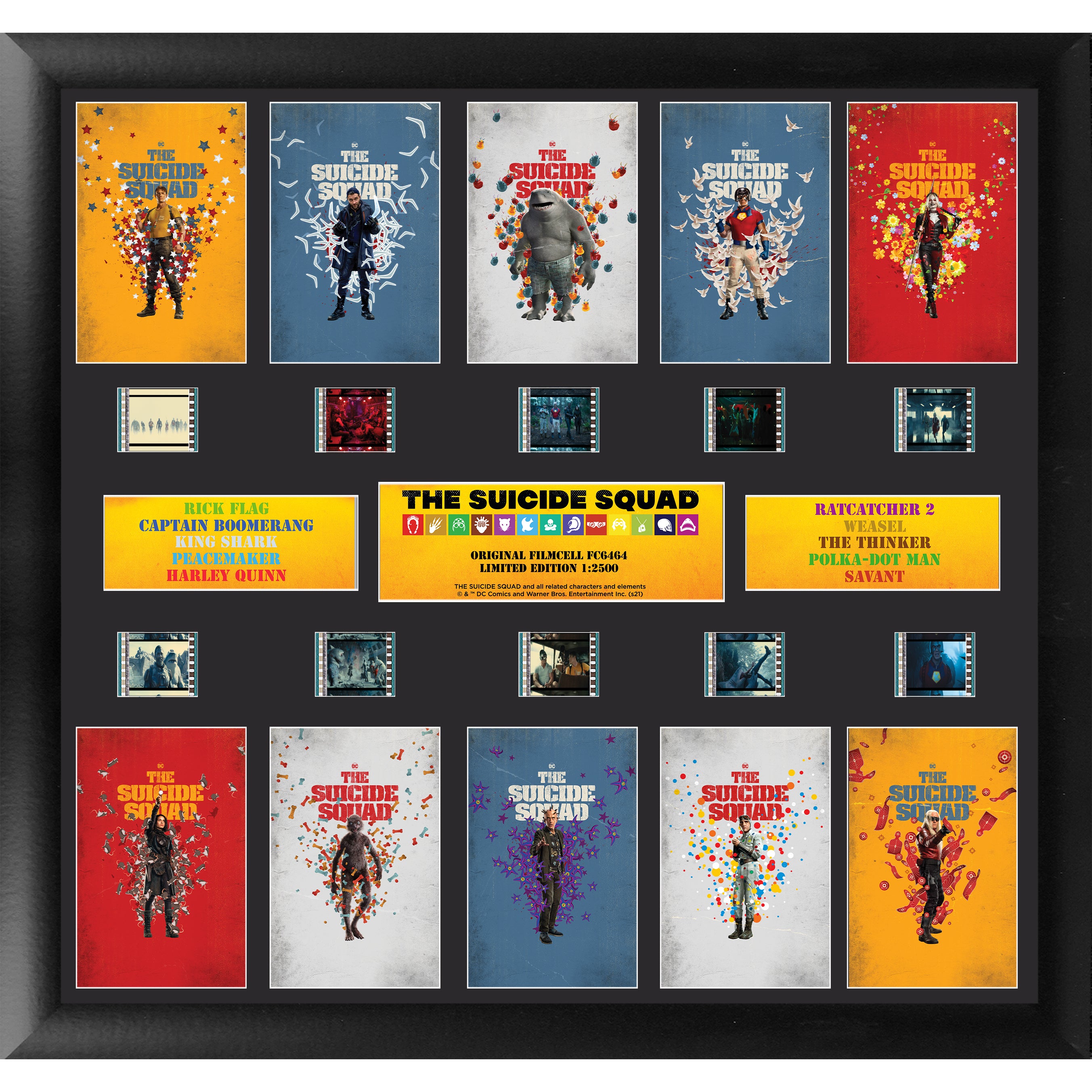 The Suicide Squad (S1) FilmCells Presentation Limited Edition Montage Wall Art USFC6464