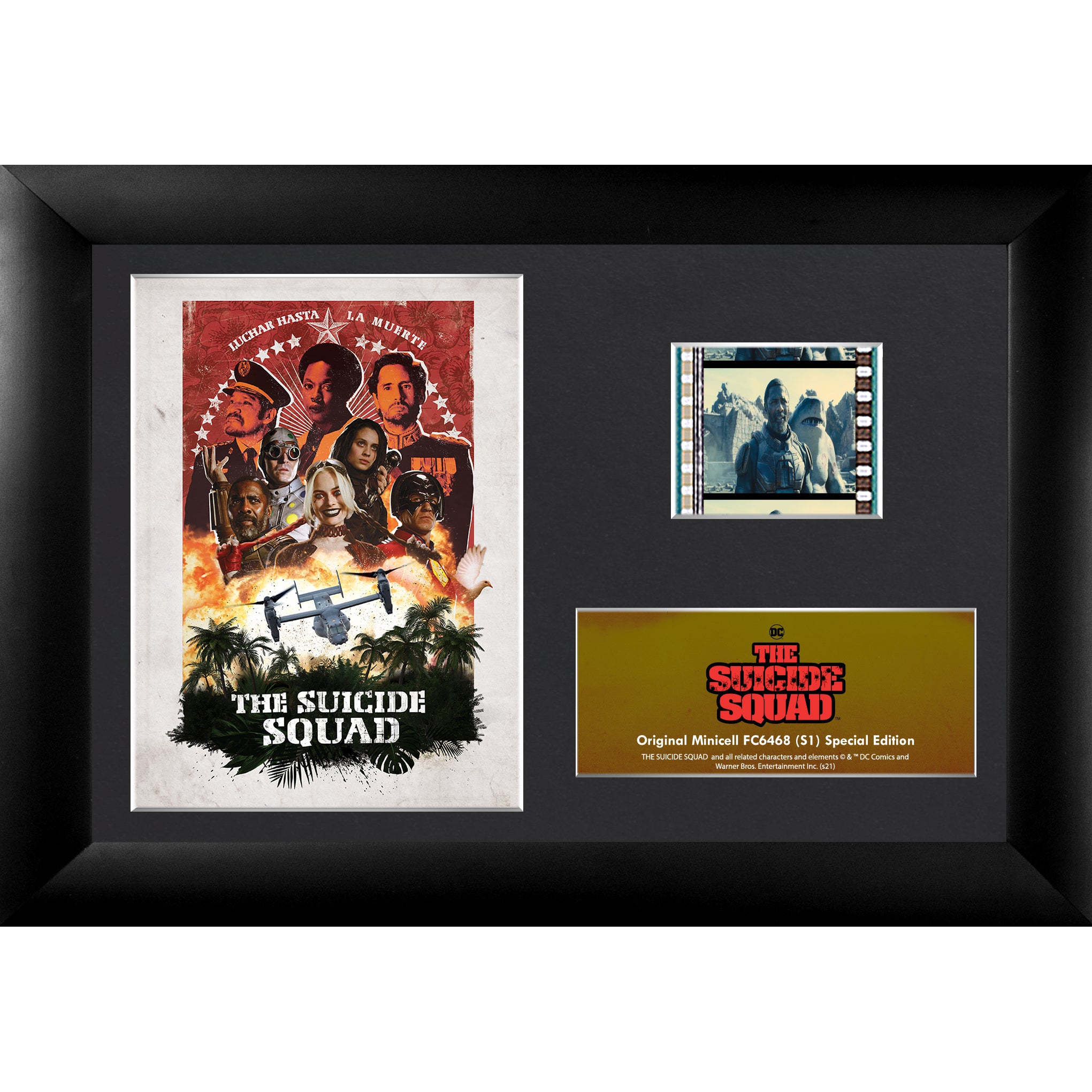 The Suicide Squad S1) Minicell FilmCells Framed Desktop Presentation USFC6468