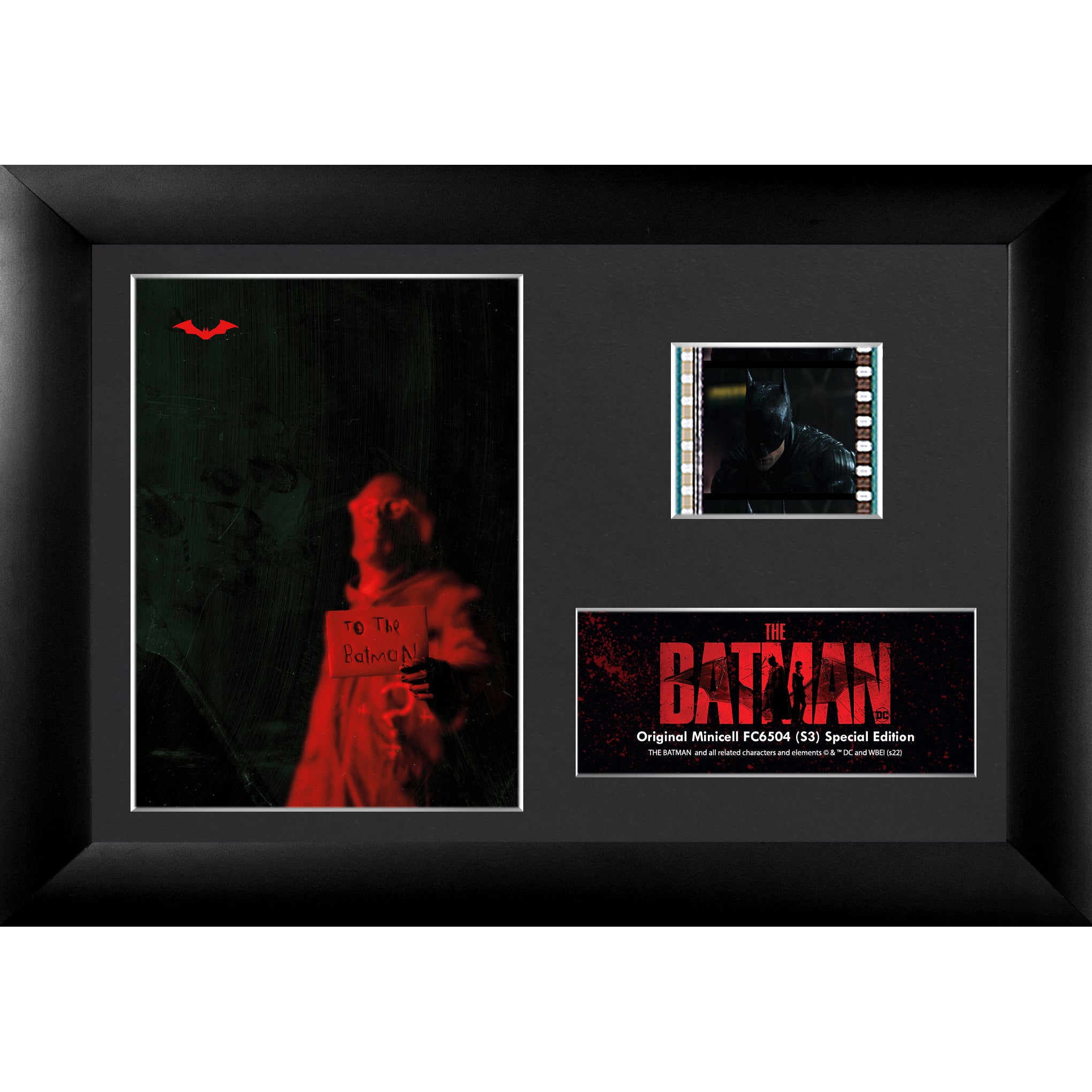 The Batman (The Riddler) Minicell FilmCells Framed Desktop Presentation USFC6504