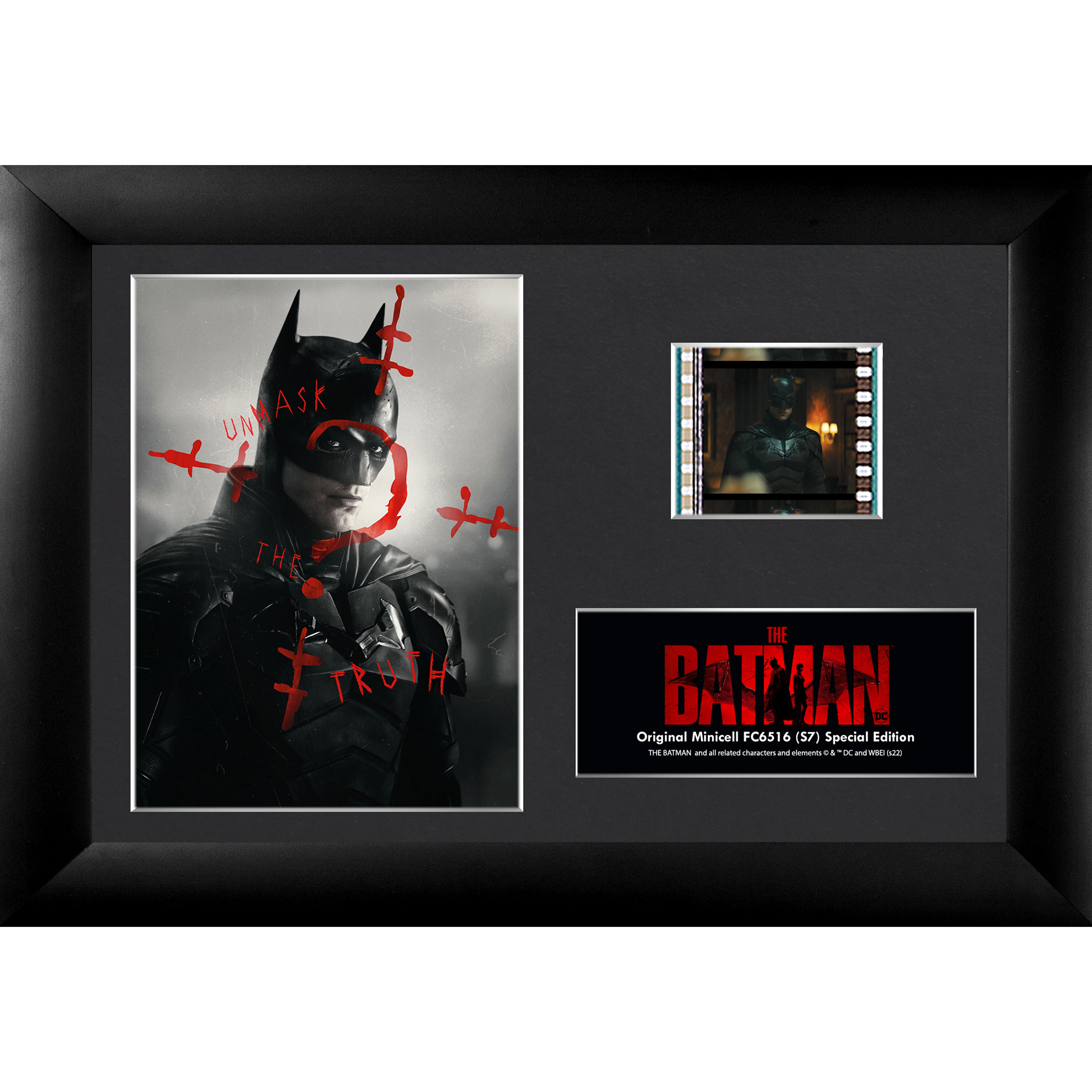 The Batman (Unmask the Truth) Minicell FilmCells Framed Desktop Presentation USFC6516