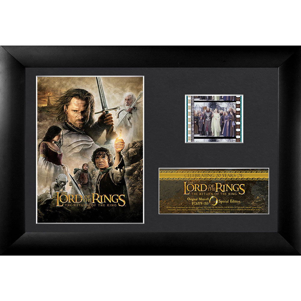 Lord of the Rings: Return of the King (20th Anniversary) Minicell FilmCells Framed Desktop Presentation USFC6578