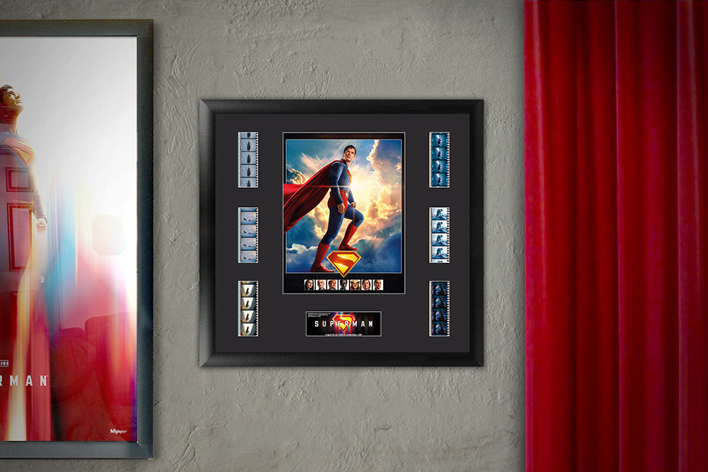 Superman (2025) (Symbol of Hope) FilmCells™ Presentation Limited Edition Montage Framed Art USFC6608