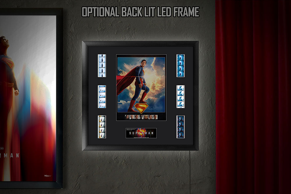 Superman (2025) (Symbol of Hope) FilmCells™ Presentation Limited Edition Montage Framed Art USFC6608