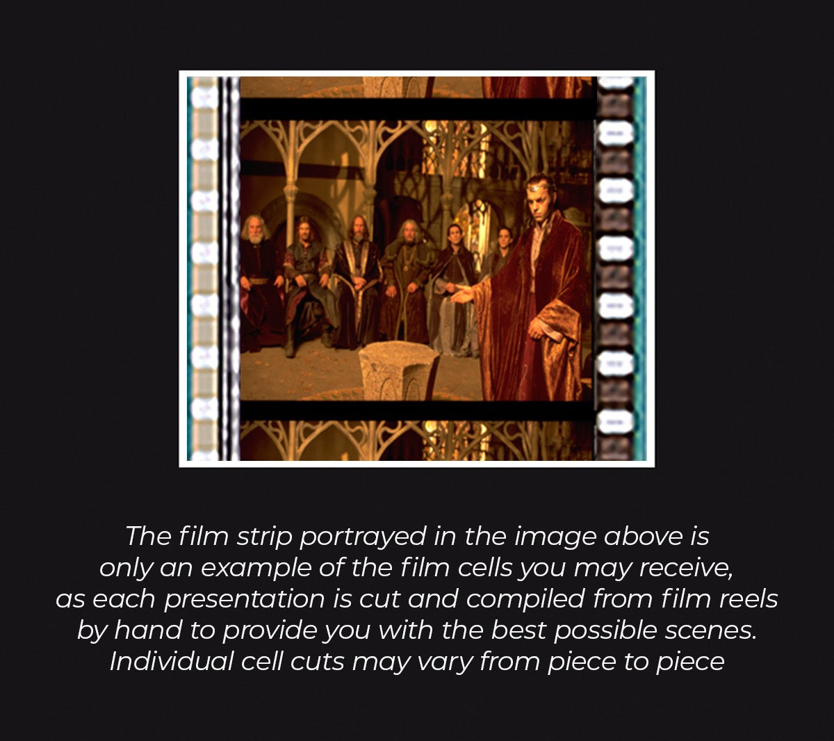 The Lord of the Rings: The Fellowship of the Ring 25th Anniversary (Journey Through Middle-Earth) FilmCells™ Presentation Limited Edition Montage Framed Art USFC6618