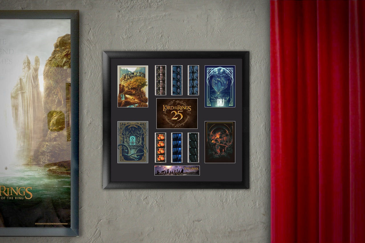 The Lord of the Rings: The Fellowship of the Ring 25th Anniversary (Journey Through Middle-Earth) FilmCells™ Presentation Limited Edition Montage Framed Art USFC6618