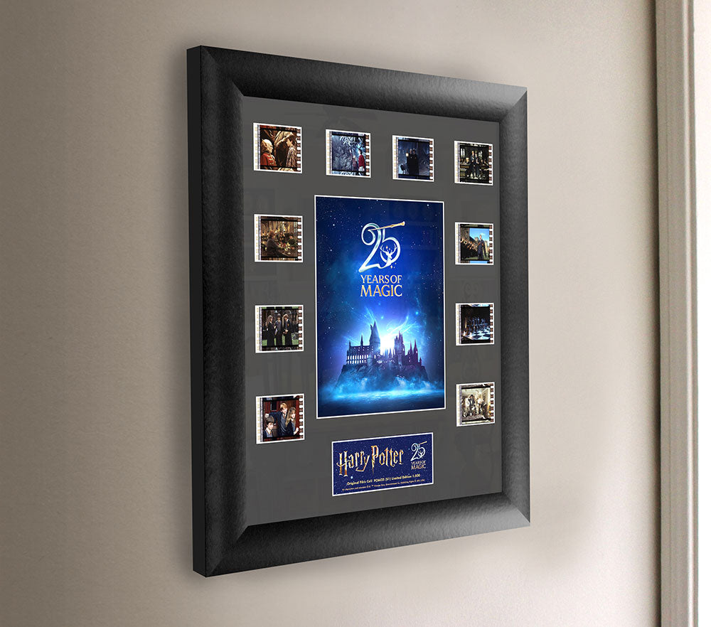 Harry Potter 25 Years of Magic (Hogwarts) Mini Montage Framed FilmCells™ Presentation USFC6625