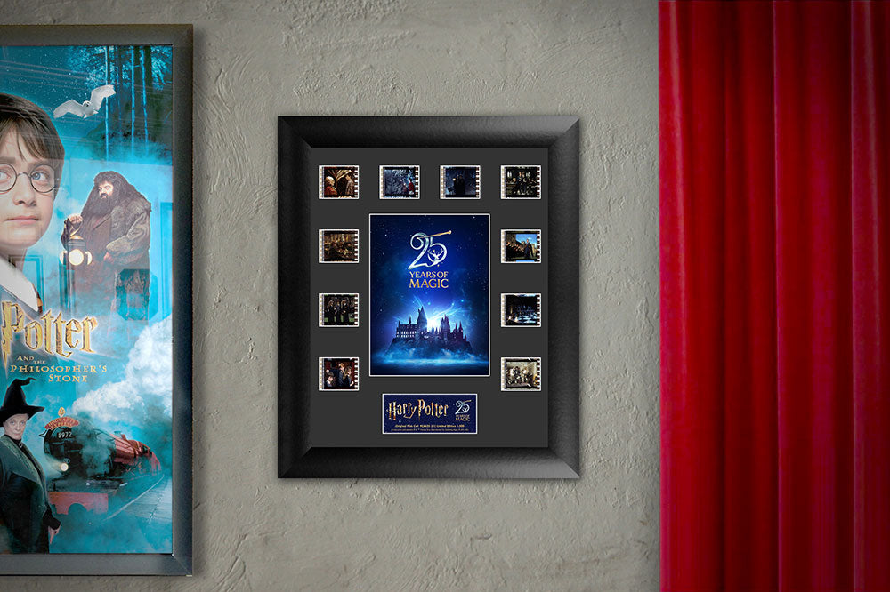 Harry Potter 25 Years of Magic (Hogwarts) Mini Montage Framed FilmCells™ Presentation USFC6625