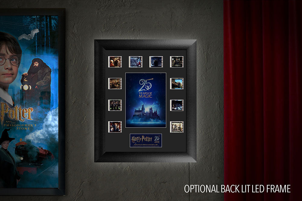 Harry Potter 25 Years of Magic (Hogwarts) Mini Montage Framed FilmCells™ Presentation USFC6625