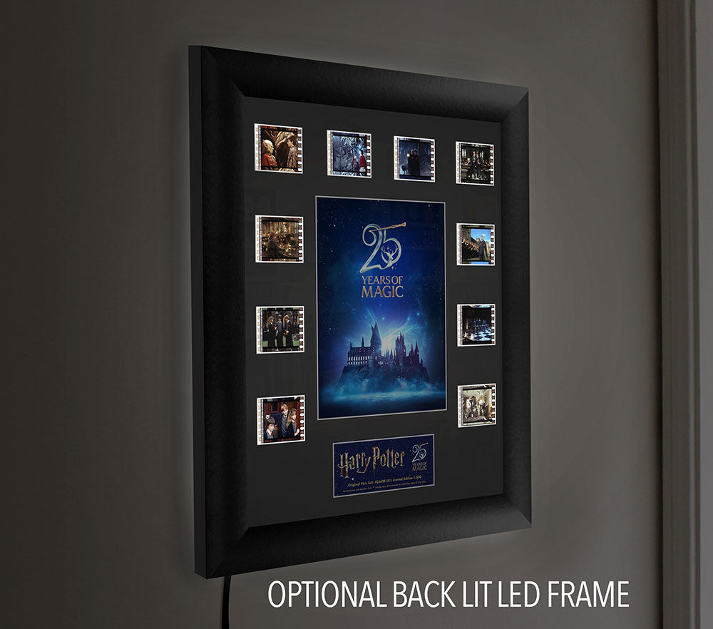 Harry Potter 25 Years of Magic (Hogwarts) Mini Montage Framed FilmCells™ Presentation USFC6625