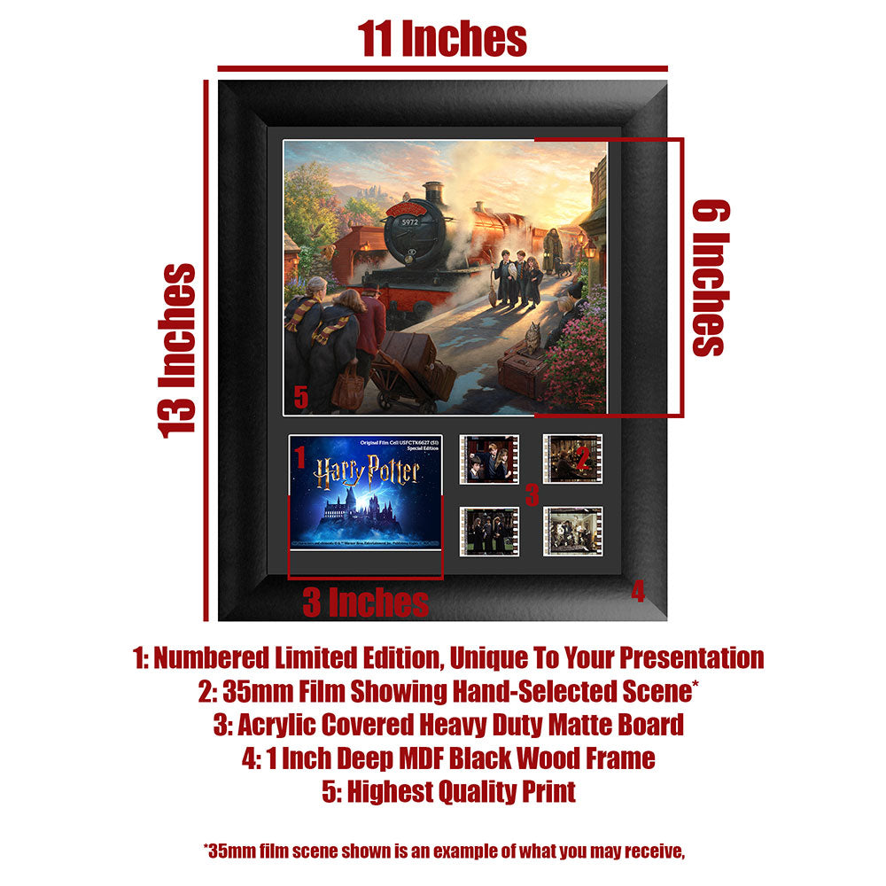 Thomas Kinkade Studios Harry Potter (Hogwarts Express) Double Framed FilmCells™ Presentation USFC6627
