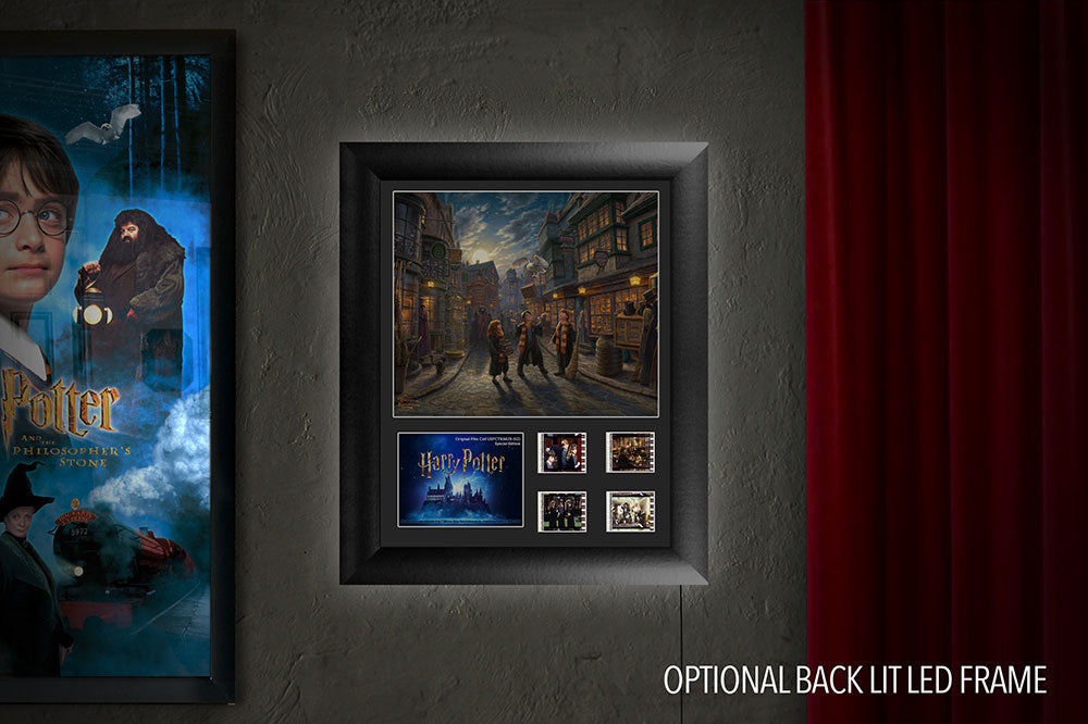 Thomas Kinkade Studios Harry Potter (Diagon Alley) Double Framed FilmCells™ Presentation USFC6628