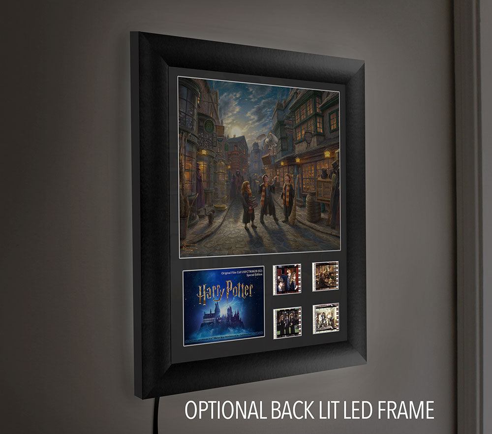 Thomas Kinkade Studios Harry Potter (Diagon Alley) Double Framed FilmCells™ Presentation USFC6628