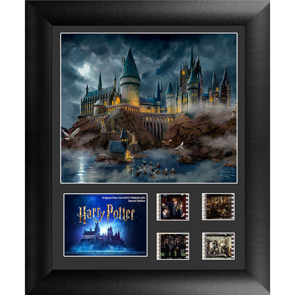 Thomas Kinkade Studios Harry Potter (Hogwarts At Night) Double Framed FilmCells™ Presentation USFC6629