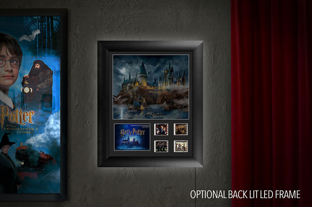 Thomas Kinkade Studios Harry Potter (Hogwarts At Night) Double Framed FilmCells™ Presentation USFC6629