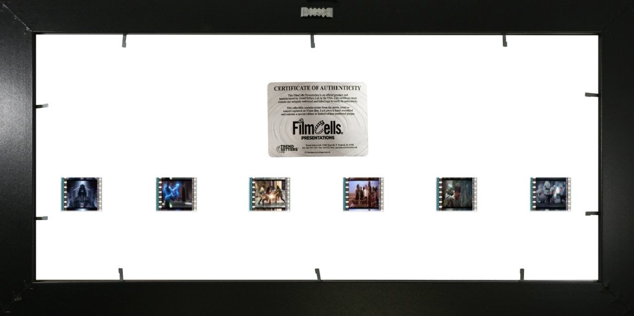 Star Wars: Episodes 1-6 Tribute (Through The Ages) FilmCells Presentation Limited Edition Deluxe Wall Art USTR09