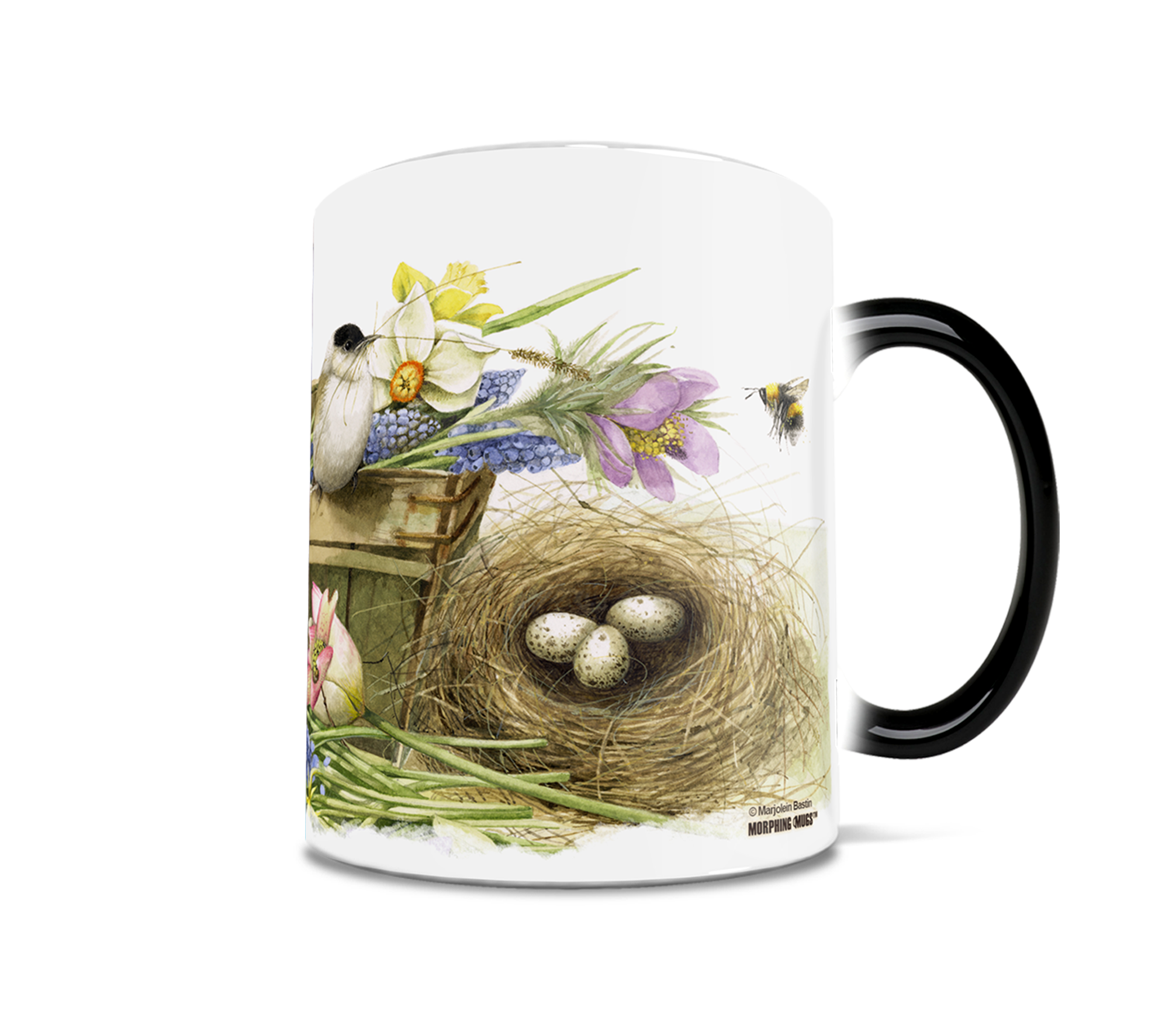 Marjolein Bastin (Basket and Bird) Morphing Mugs® Heat-Sensitive Mug MMUG531