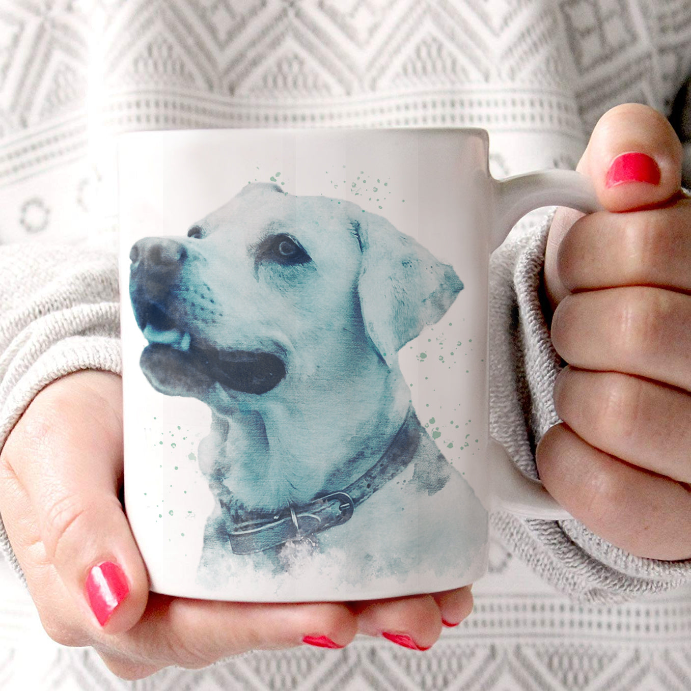 Pet Collection (Loves You More) 11 oz Ceramic Mug WMUG1000