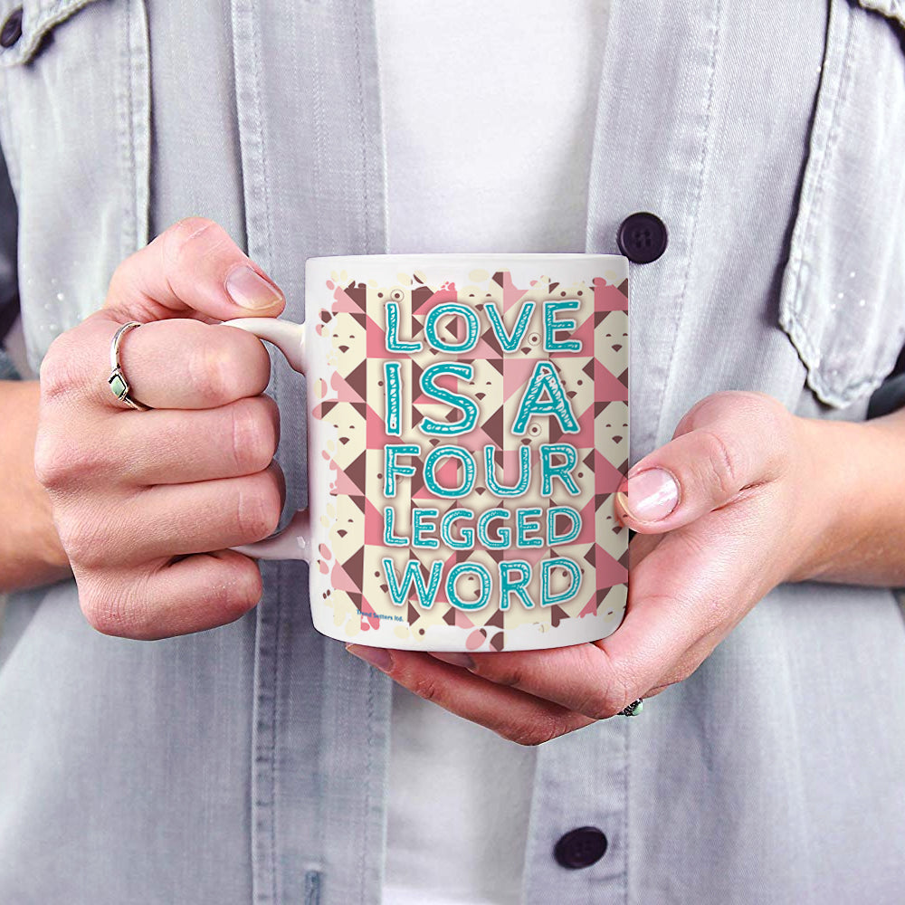 Pet Collection (Four Legged Word) 11 oz Ceramic Mug WMUG1002