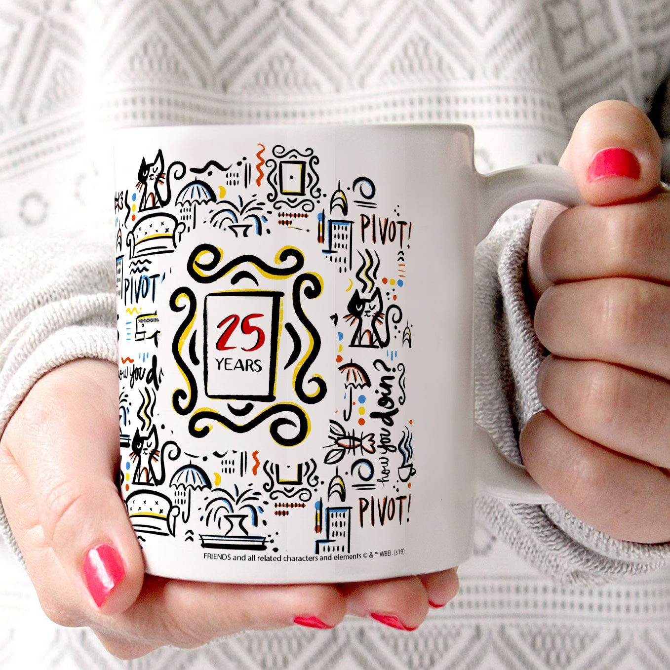 Friends: The Television Show (25 Year Anniversary) 11 oz Ceramic Mug WMUG1004