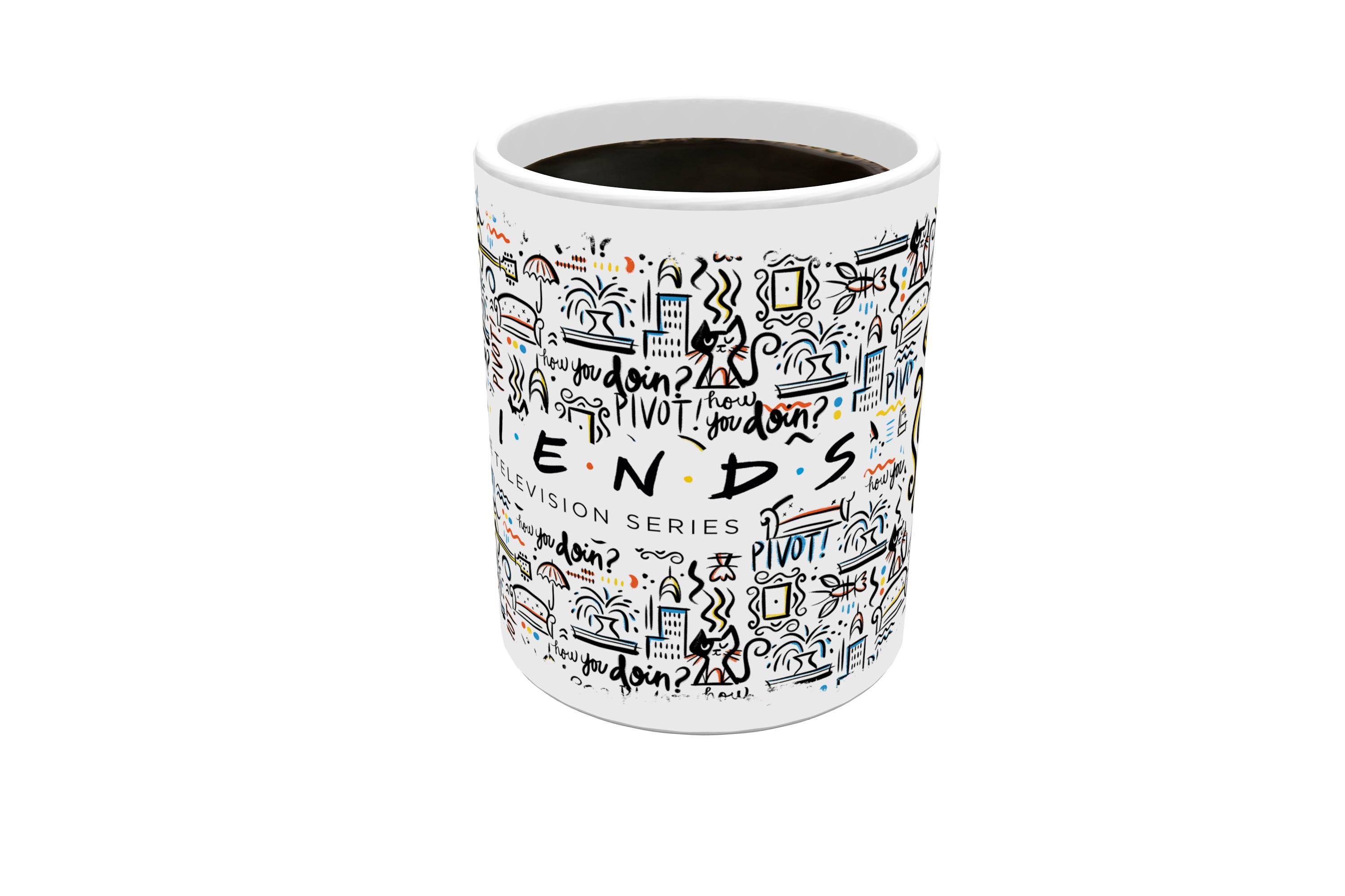 Friends: The Television Show (25 Year Anniversary) 11 oz Ceramic Mug WMUG1004