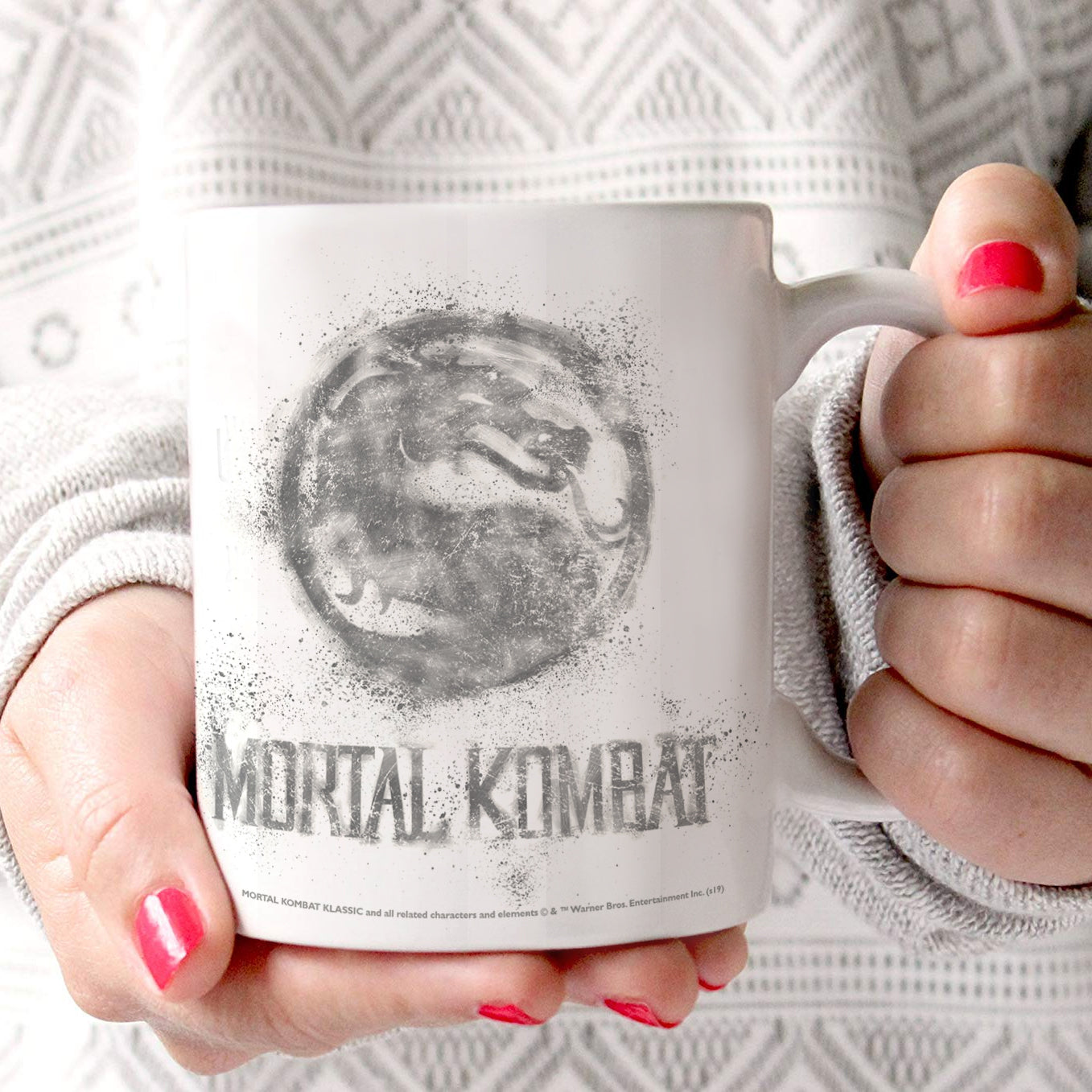 Mortal Kombat Klassic (Concrete Logo) 11 oz Ceramic Mug WMUG1018