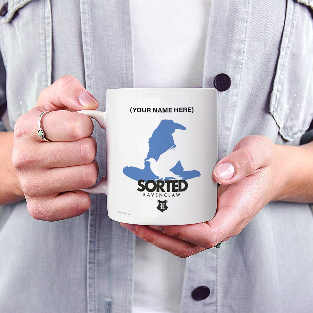 Harry Potter (Sorted Ravenclaw - Personalized) 11 oz White Ceramic Mug WMUG1043