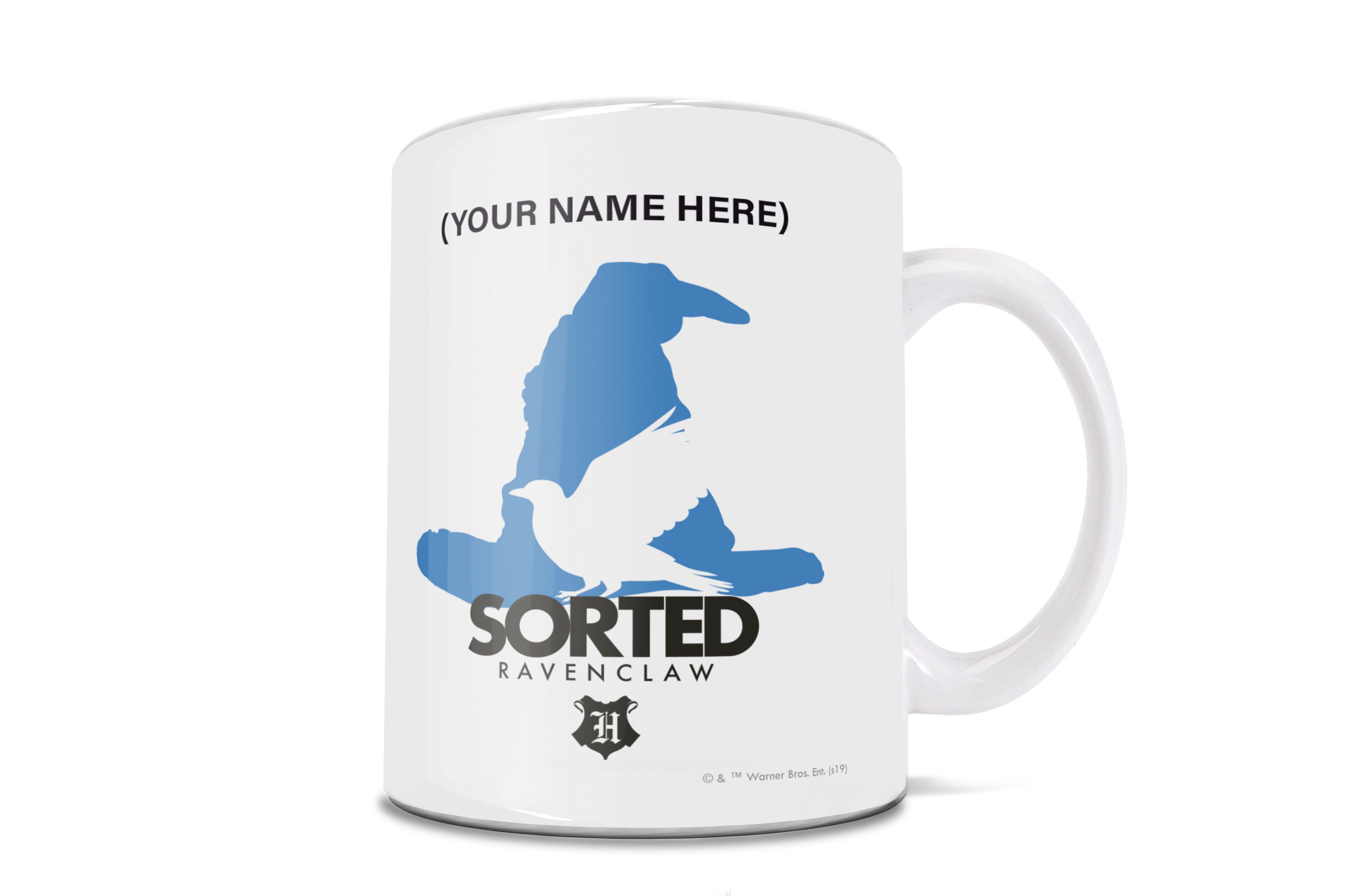 Harry Potter (Sorted Ravenclaw - Personalized) 11 oz White Ceramic Mug WMUG1043