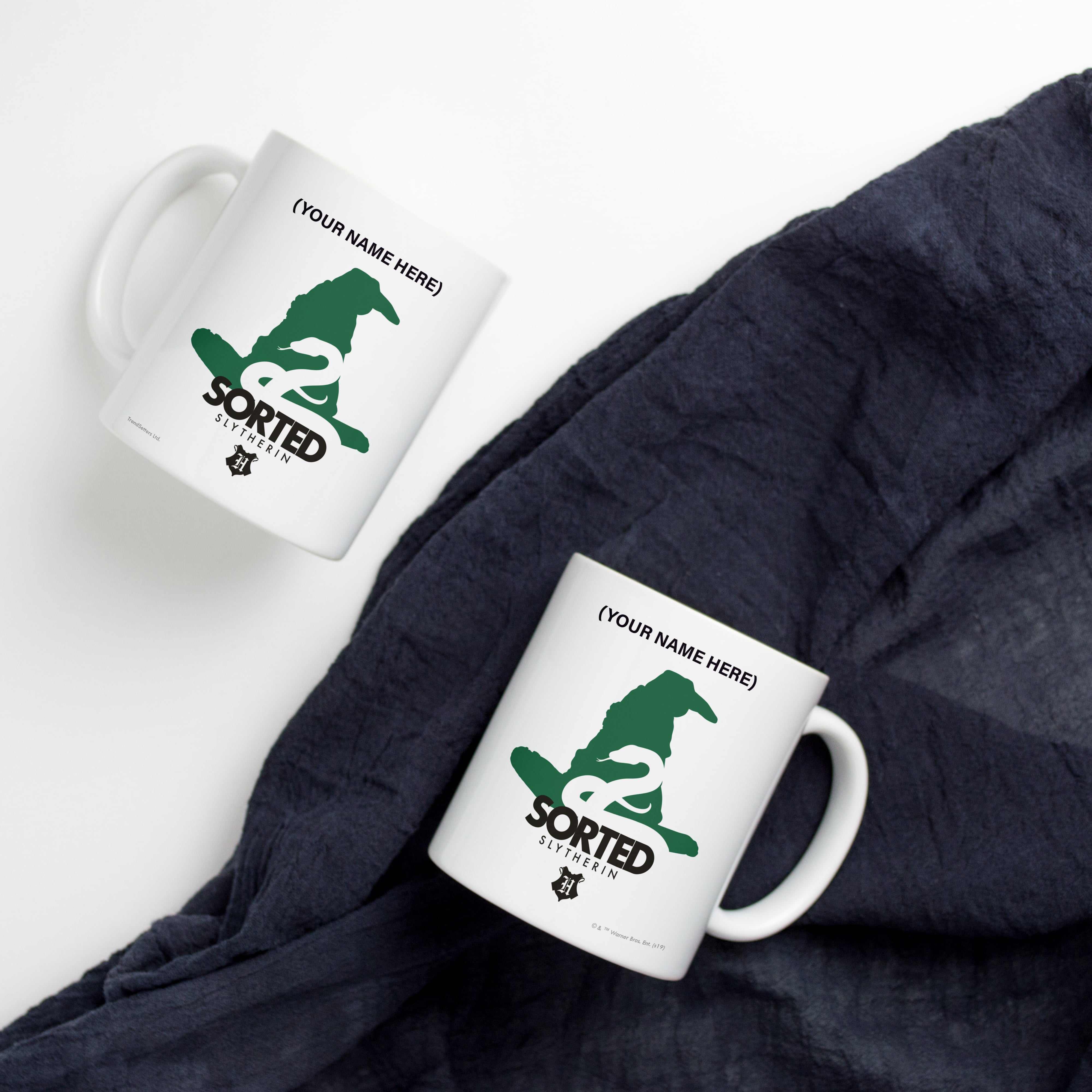 Harry Potter (Slytherin - Minimalist Sorting Hat) 11 oz White Ceramic Mug WMUG1044