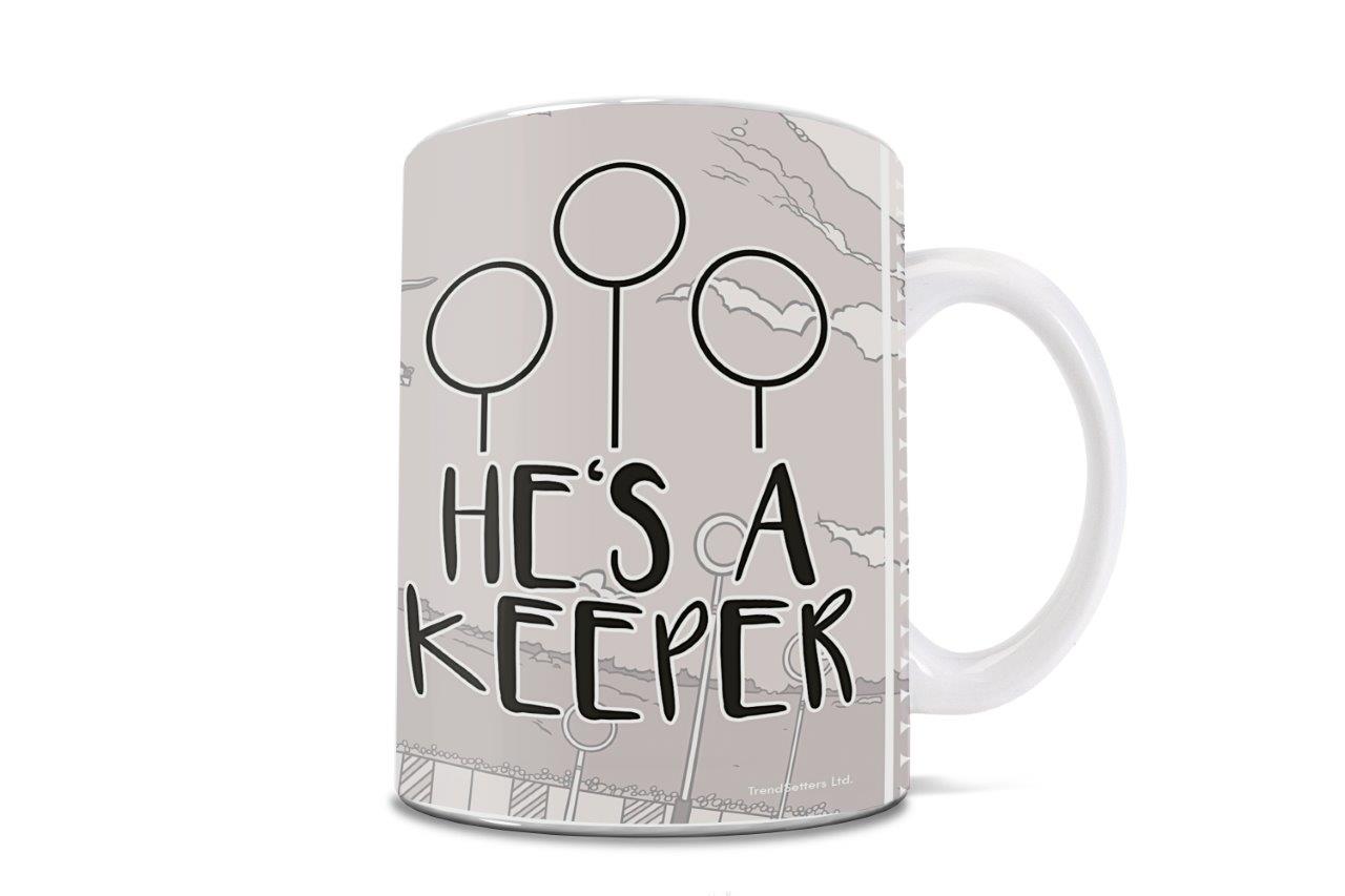 Harry Potter (I'm a Catch He's a Keeper) 11 oz White Ceramic Mug WMUG1061