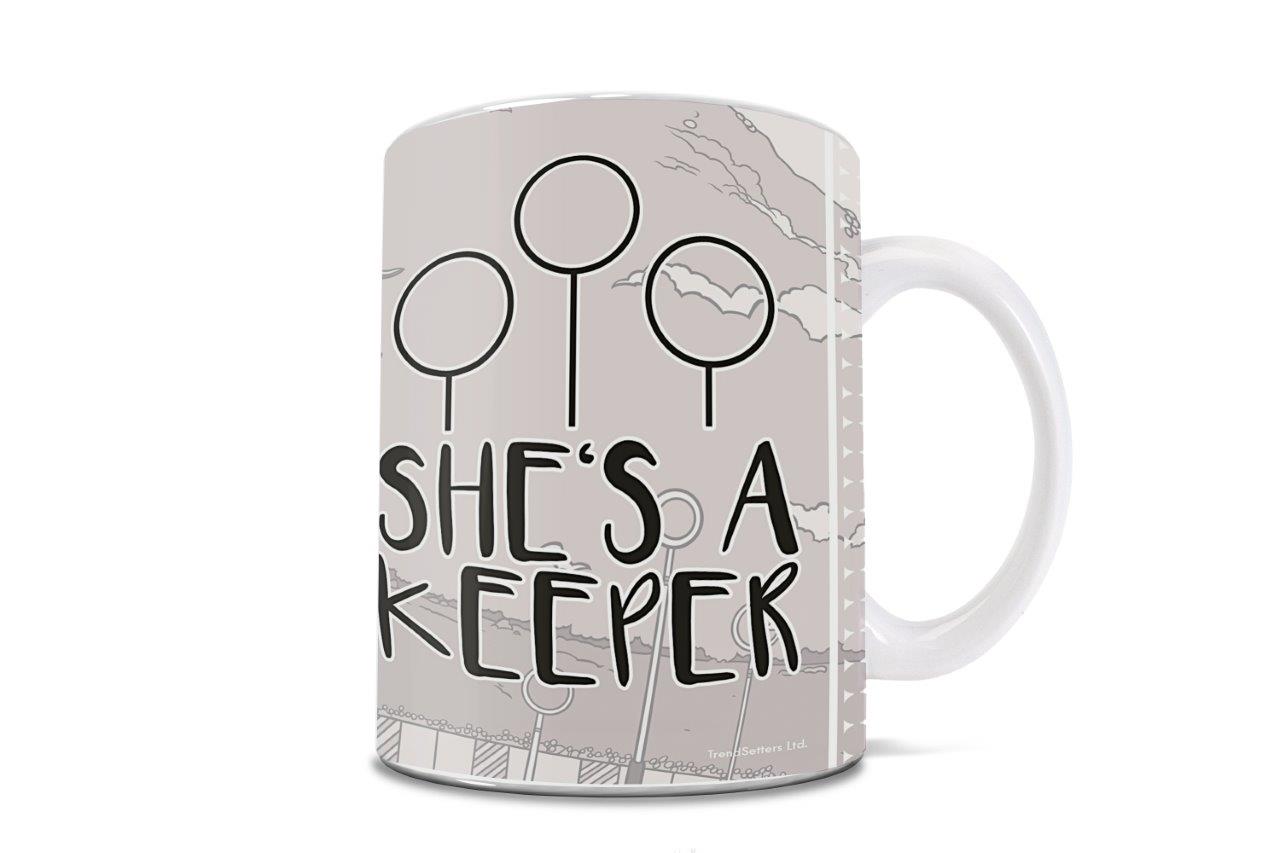 Harry Potter (I'm a Catch She's a Keeper) 11 oz White Ceramic Mug WMUG1062