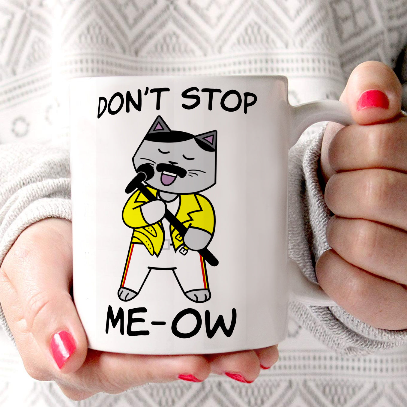 Trend Setters Original (Dont Stop Me-Ow) 11 oz Ceramic Mug WMUG1103