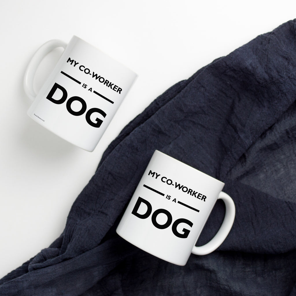 Career Collection (My Co-worker is a Dog) 11 oz Ceramic Mug WMUG1115