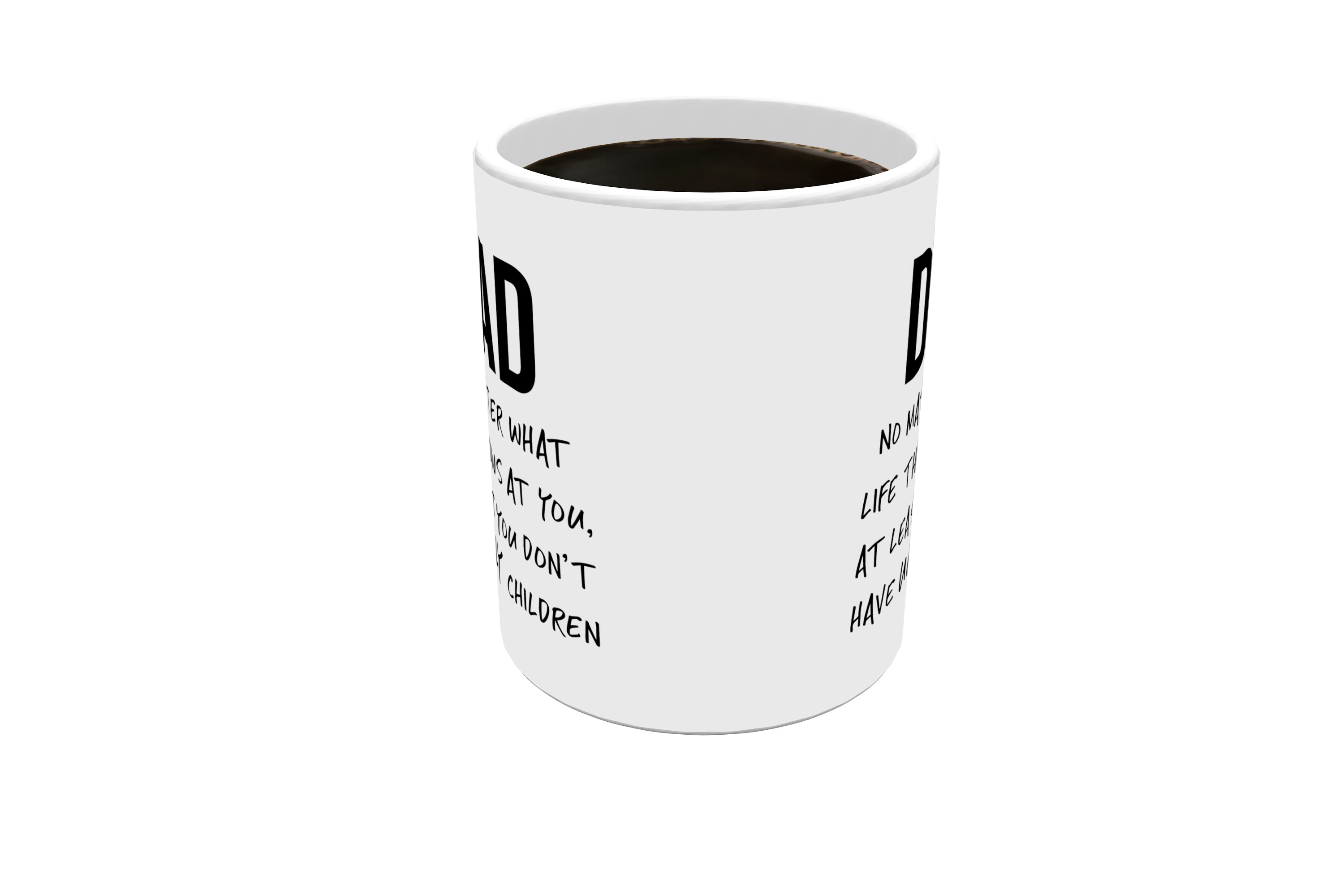 Trend Setters Original (Father's Day - No Ugly Children) 11 oz Ceramic Mug WMUG1159