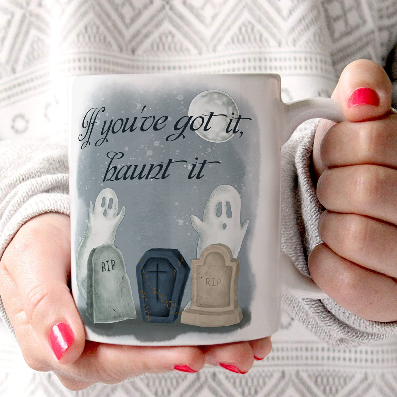 Halloween Collection (Halloween - If Youve Got It, Haunt It) 11 oz Ceramic Mug WMUG1174